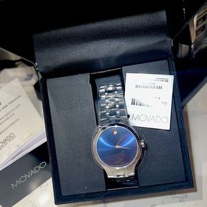 Movado Watch, Unisex, New With Tags